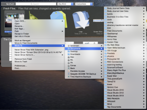 Move a file anywhere quickly without wading through the Finder.